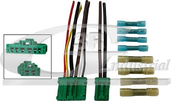 3RG 30206 - Ремкомплект кабеля, электродвигатель вентилятора салона autodnr.net