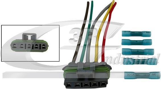 3RG 30207 - Ремонтный комплект кабеля, мотор стеклоочистителя avtokuzovplus.com.ua