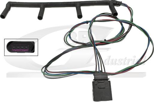 3RG 30798 - Ремонтний комплект кабелю, свічка розжарювання autocars.com.ua