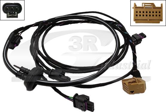 3RG 37704 - Ремкомплект кабелю, датчик - система допомоги при парковці autocars.com.ua