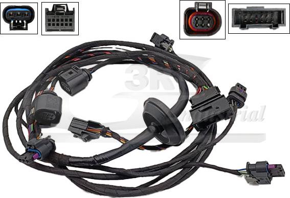 3RG 37709 - Ремкомплект кабелю, датчик - система допомоги при парковці autocars.com.ua