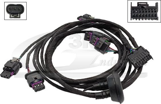 3RG 37718 - Ремкомплект кабелю, датчик - система допомоги при парковці autocars.com.ua