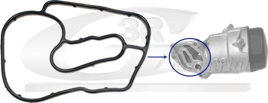 3RG 80570 - Прокладка, корпус масляного фільтра autocars.com.ua