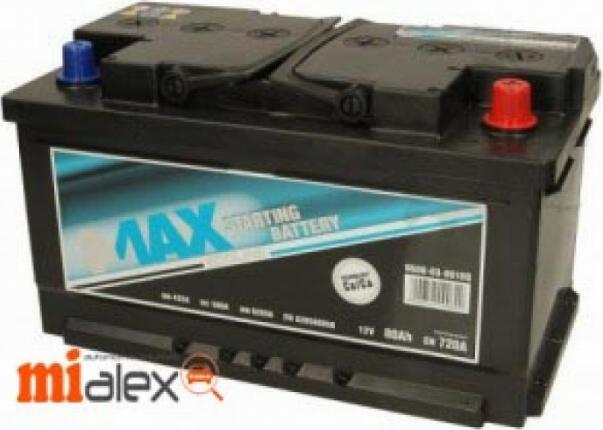 4MAX 0608030007Q - Стартерная аккумуляторная батарея, АКБ autodnr.net