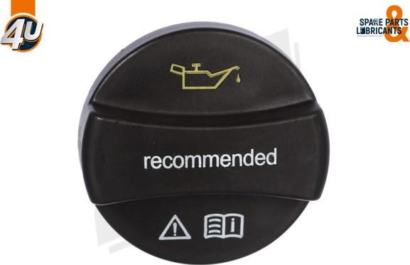 4U 12671MR - Кришка, заливна горловина autocars.com.ua