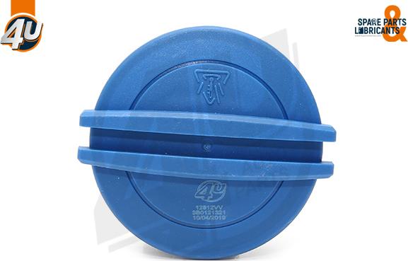 4U 12812VV - Кришка, резервуар охолоджуючої рідини autocars.com.ua