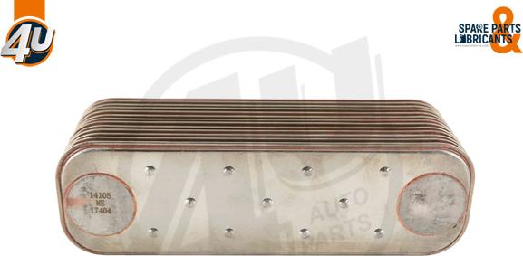 4U 14105ME - Масляний радіатор, рухове масло autocars.com.ua