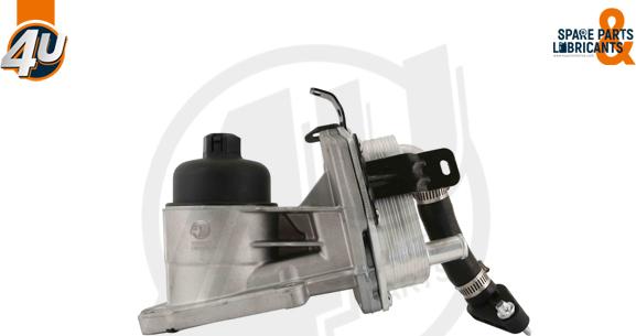 4U 14332LR - Масляний радіатор, рухове масло autocars.com.ua