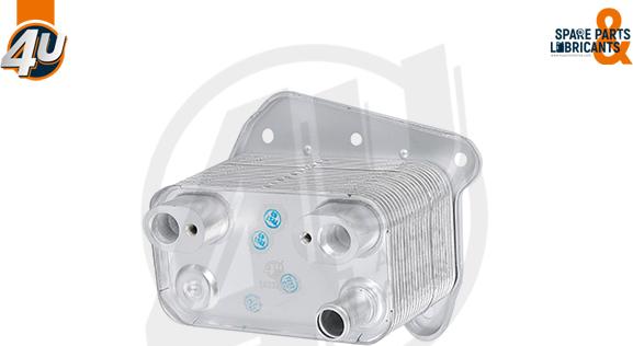 4U 14338MR - Масляний радіатор, рухове масло autocars.com.ua