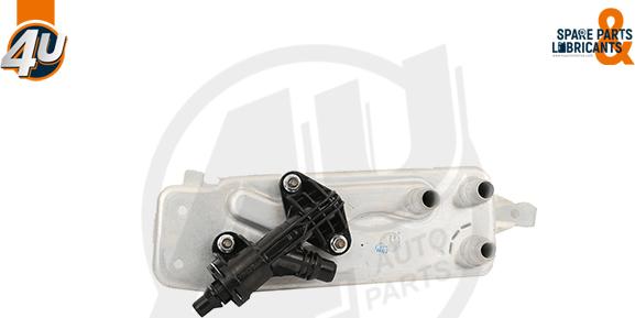 4U 14347BW - Масляний радіатор, автоматична коробка передач autocars.com.ua