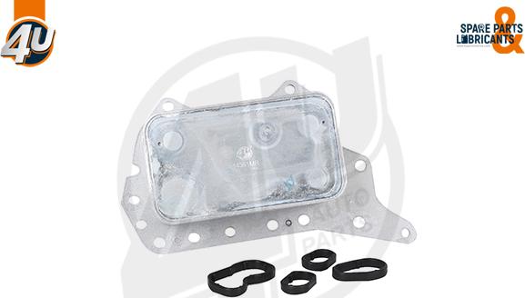 4U 14361MR - Масляний радіатор, рухове масло autocars.com.ua