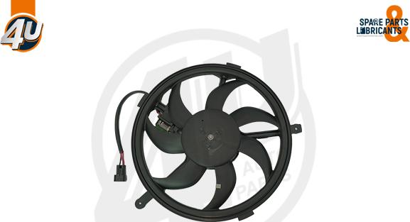 4U 15092MI - Вентилятор, охолодження двигуна autocars.com.ua