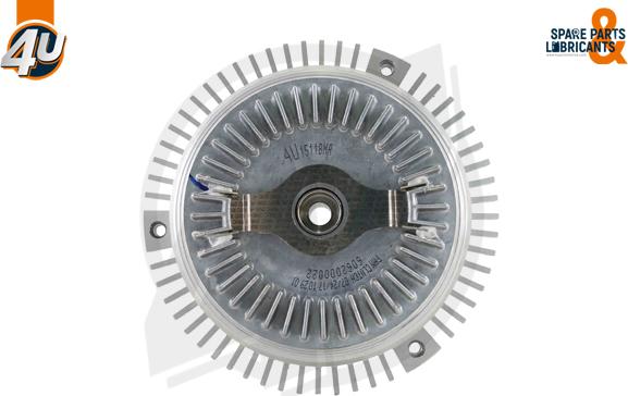 4U 15118MR - Зчеплення, вентилятор радіатора autocars.com.ua