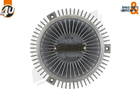 4U 15156BW - Зчеплення, вентилятор радіатора autocars.com.ua