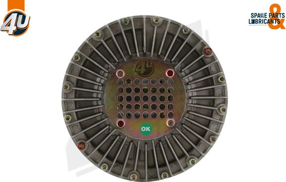 4U 15323MN - Зчеплення, вентилятор радіатора autocars.com.ua