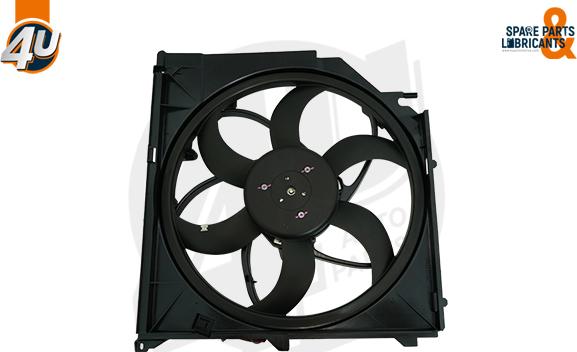 4U 15724BW - Вентилятор, охолодження двигуна autocars.com.ua