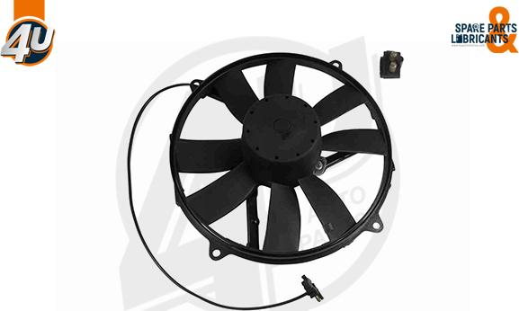 4U 15810MR - Вентилятор, конденсатор кондиціонера autocars.com.ua
