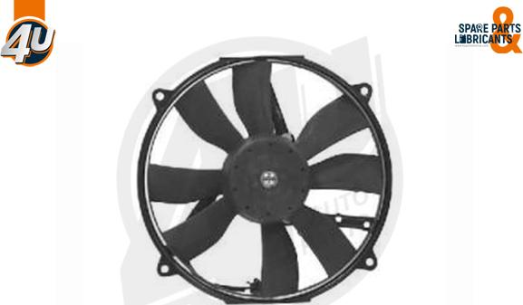 4U 15811MR - Вентилятор, конденсатор кондиціонера autocars.com.ua