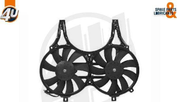 4U 15812MR - Вентилятор, конденсатор кондиціонера autocars.com.ua
