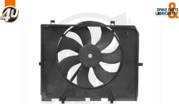 4U 15814MR - Вентилятор, охолодження двигуна autocars.com.ua