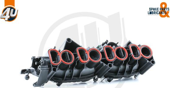 4U 16156BW - Впускная труба, підведення повітря autocars.com.ua