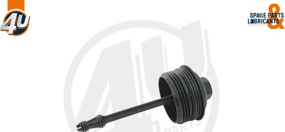 4U 16483VV - Кришка, корпус масляного фільтра autocars.com.ua