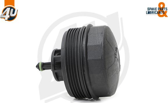4U 16492BW - Кришка, корпус масляного фільтра autocars.com.ua