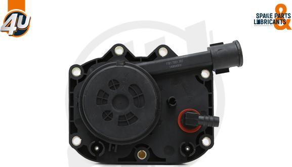 4U 16504BW - Клапан, відведення повітря з картера autocars.com.ua