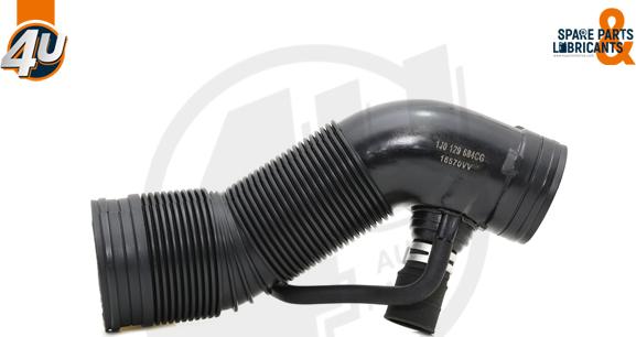 4U 16570VV - Рукав повітрозабірника, повітряний фільтр autocars.com.ua