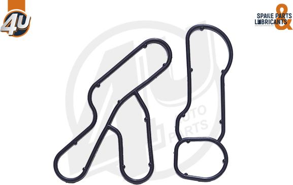 4U 16605BW - Комплект прокладок, масляний радіатор autocars.com.ua