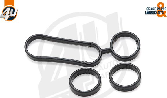 4U 16630VV - Комплект прокладок, масляний радіатор autocars.com.ua