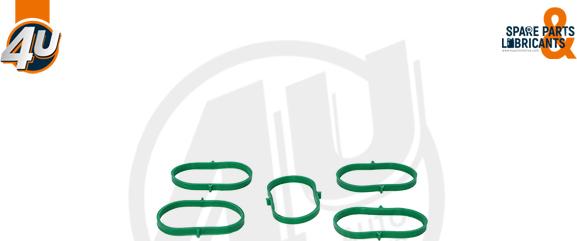 4U 16663MR - Прокладка, впускний колектор autocars.com.ua