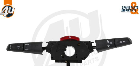 4U 17012MR - Вимикач на рульовій колонці autocars.com.ua