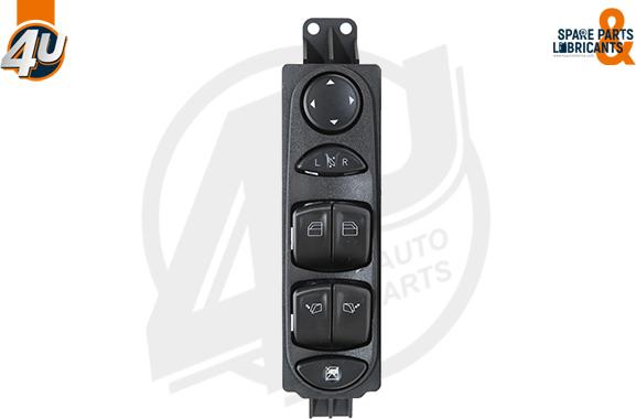 4U 17081MR - Вимикач, стеклолод'емнік autocars.com.ua