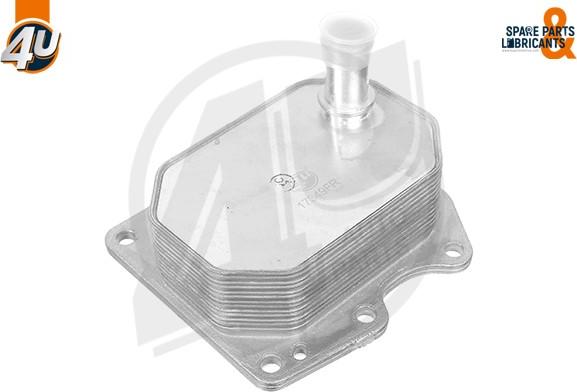 4U 17349FR - Масляний радіатор, рухове масло autocars.com.ua