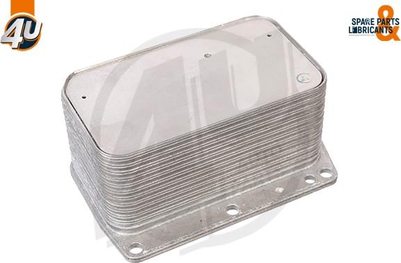 4U 17390RN - Масляний радіатор, рухове масло autocars.com.ua