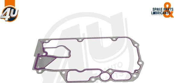 4U 17534ME - Прокладка, масляний радіатор autocars.com.ua