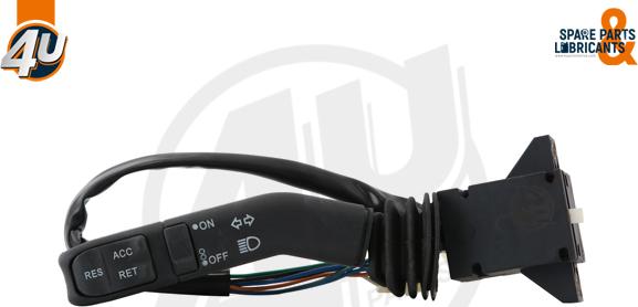 4U 17704SC - Вимикач на рульовій колонці autocars.com.ua