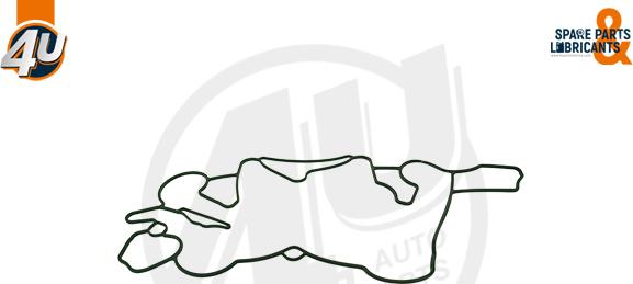 4U 17770ME - Прокладка, картер рульового механізму autocars.com.ua