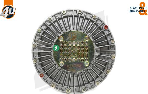 4U 18452MN - Зчеплення, вентилятор радіатора autocars.com.ua