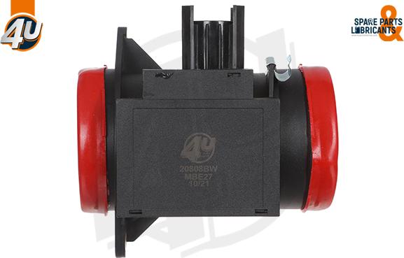 4U 20808BW - Датчик потоку, маси повітря autocars.com.ua