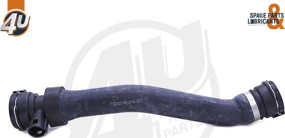 4U 21102BW - Шланг радіатора autocars.com.ua