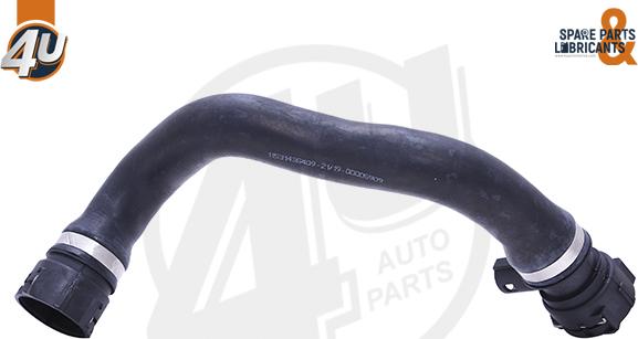 4U 21107BW - Шланг радіатора autocars.com.ua