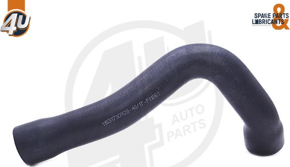 4U 21112BW - Шланг радіатора autocars.com.ua