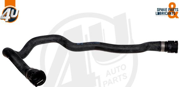 4U 21125BW - Шланг радіатора autocars.com.ua