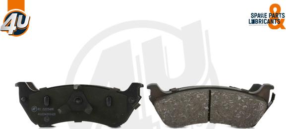 4U 22054MR - Гальмівні колодки, дискові гальма autocars.com.ua