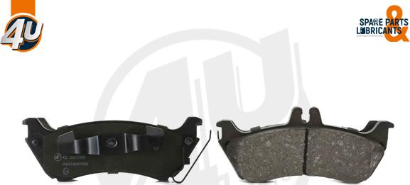 4U 22055MR - Гальмівні колодки, дискові гальма autocars.com.ua