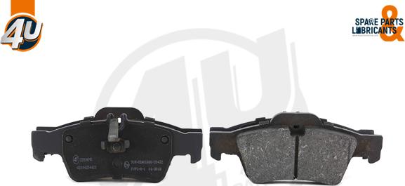 4U 22096MR - Гальмівні колодки, дискові гальма autocars.com.ua