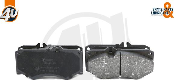 4U 22112MR - Гальмівні колодки, дискові гальма autocars.com.ua