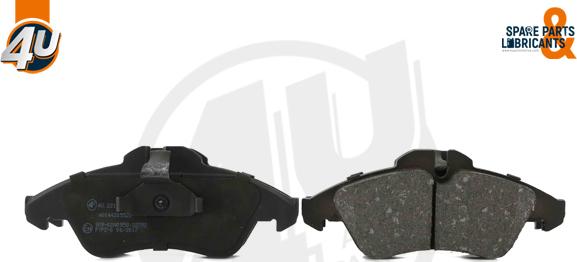 4U 22128MR - Гальмівні колодки, дискові гальма autocars.com.ua